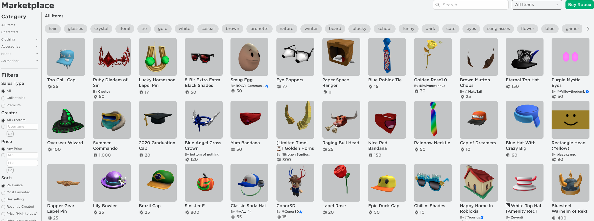 The Marketplace – Roblox Support