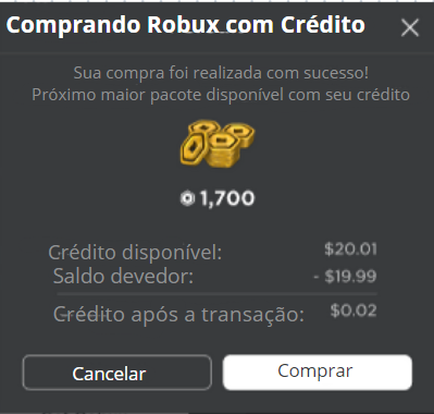 Roblox Cartão Presente 400 Robux