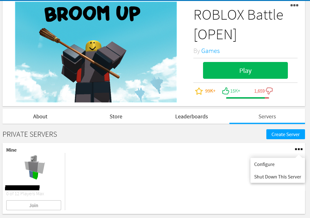 Roblox How To Remove Vip Server