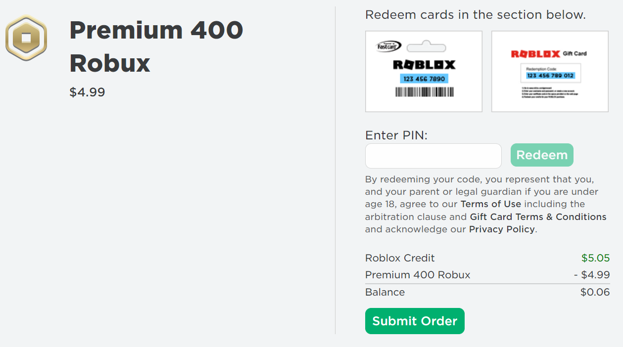 Roblox eGift Card