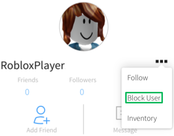 How To Block Another User Roblox Support