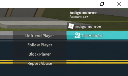 Roblox Player Report