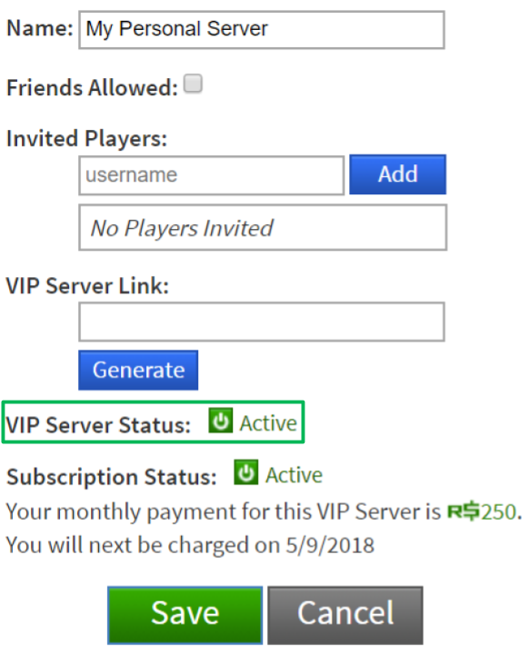 How Do I Purchase And Configure Vip Servers Roblox Support