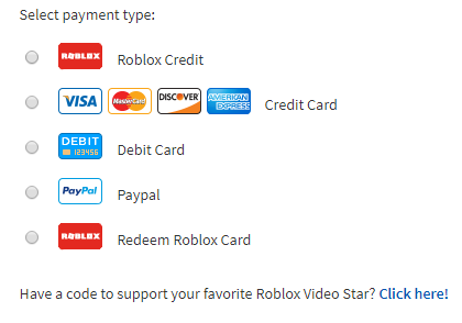 How To Redeem And Use Game Cards Roblox Support - select roblox credit as the payment type and click continue