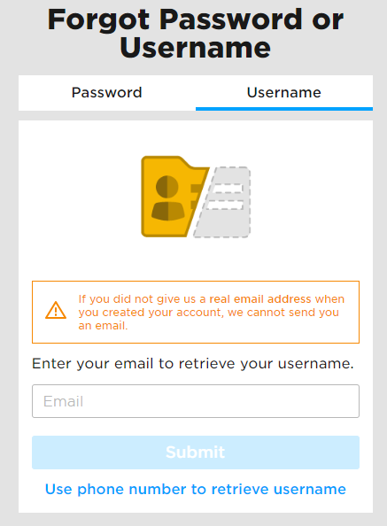 Roblox Login Reset Password