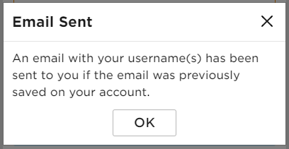 Roblox Email And Password Help