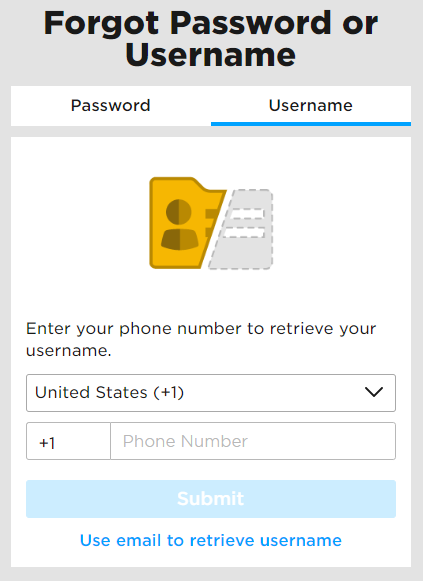 Roblox No Email Forgot Password