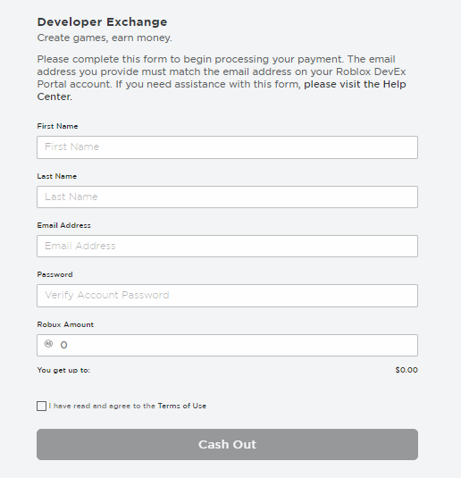 Developer Exchange Devex Faqs Roblox Support - roblox sign up username might contain private information