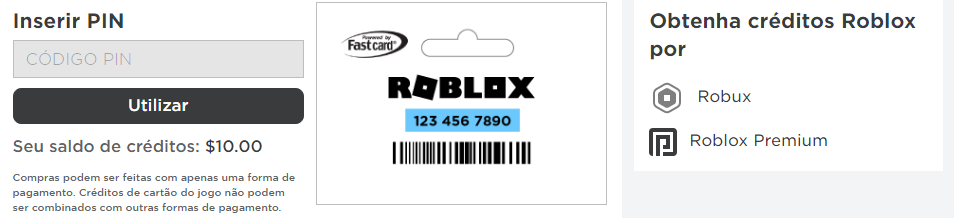 Como Resgatar Cartões De Jogo Suporte Roblox - codigo de cartao de robux