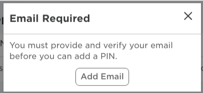 How To Add A Pin To Your Roblox Account 