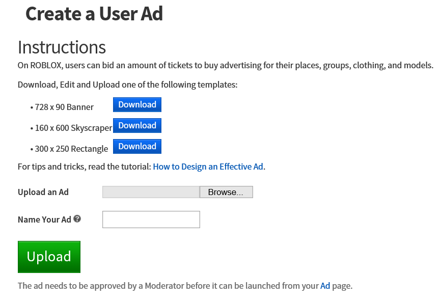 How To Make Ads Roblox Support - how do i participate
