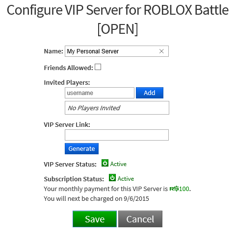 Como Puedo Comprar Y Configurar Servidores Vip Roblox Soporte - how to give players robux